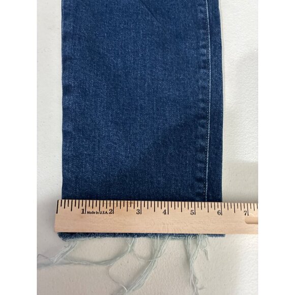 Old Navy Jeans Womens Size 6 High-Rise Curvy Straight Jeans Distressed Cropped - Picture 12 of 12